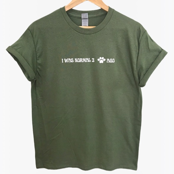 I WAS NORMAL 3 🐾 AGO Unisex Adult 100% Cotton T-Shirts - Various - Picture 4 of 7